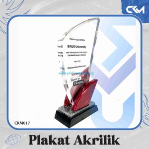 Piagam Penghargaan Akrilik Custom Desain Eksklusif & Harga Terbaik