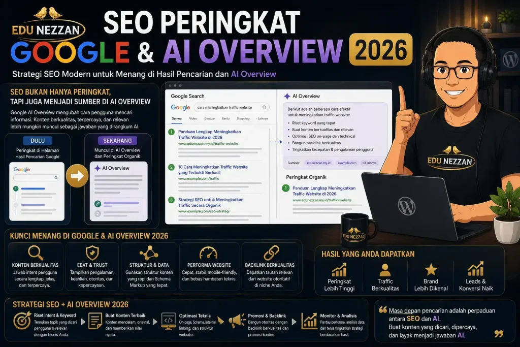 SEO Peringkat Google & AI Overview 2026