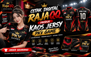 Cetak Kaos Jersy PKV Game Tanpa Minimal Order